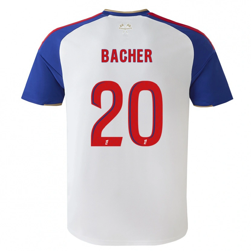 Danxen Kinder Felix Bacher #20 Königsblau Rot Weiß Heimtrikot Trikot 2026/27 T-Shirt Schweiz