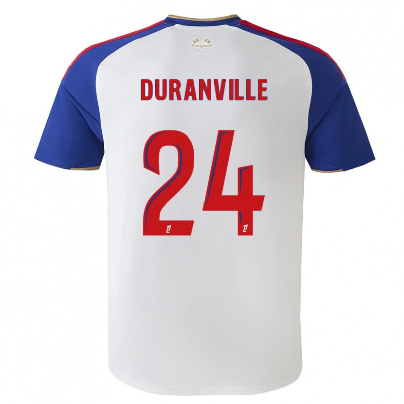 Danxen Kinder Julien Duranville #24 Königsblau Rot Weiß Heimtrikot Trikot 2026/27 T-Shirt Schweiz