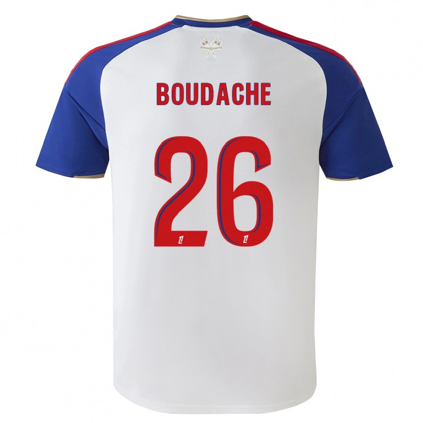 Danxen Kinder Kaïl Boudache #26 Königsblau Rot Weiß Heimtrikot Trikot 2026/27 T-Shirt Schweiz