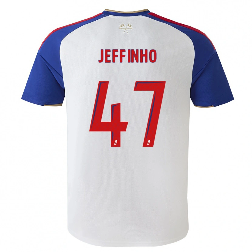 Danxen Kinder Jeffinho #47 Königsblau Rot Weiß Heimtrikot Trikot 2026/27 T-Shirt Schweiz