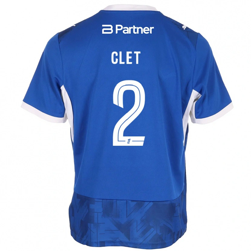 Danxen Kinder Chrys Clet #2 Mittelblau Weiß Heimtrikot Trikot 2026/27 T-Shirt Schweiz