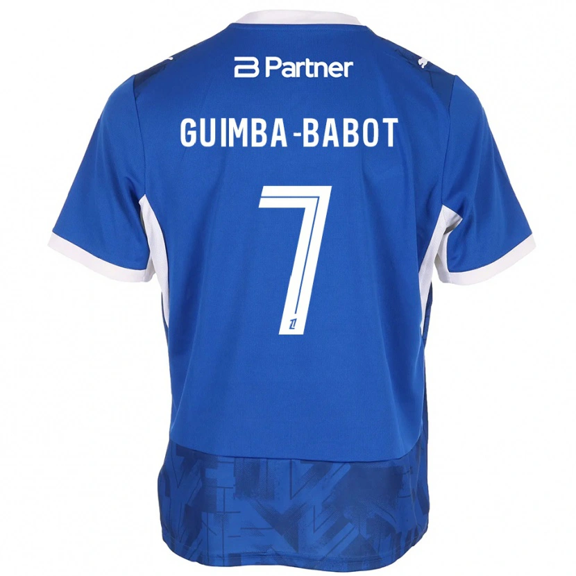 Danxen Kinder Khays Guimba-Babot #7 Mittelblau Weiß Heimtrikot Trikot 2026/27 T-Shirt Schweiz
