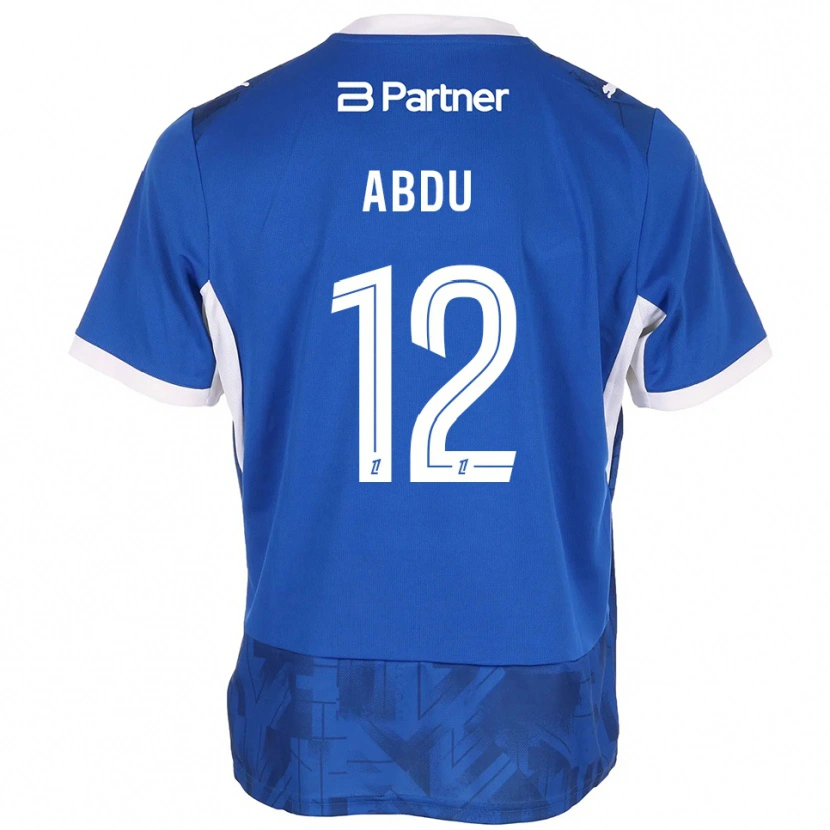 Danxen Kinder Abdu Conté #12 Mittelblau Weiß Heimtrikot Trikot 2026/27 T-Shirt Schweiz
