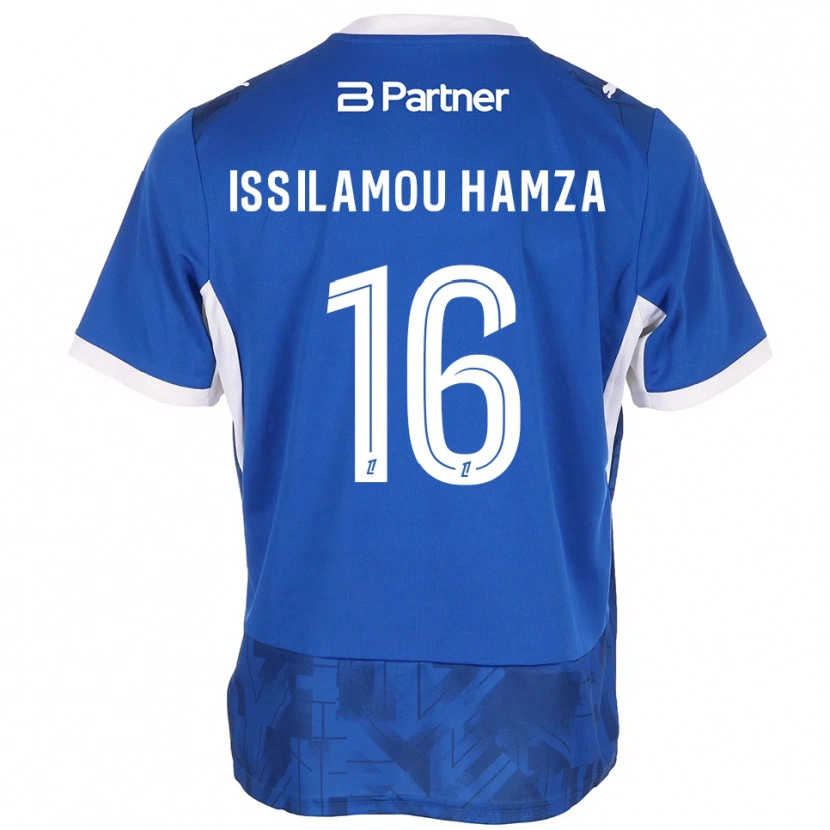 Danxen Kinder Fayyad Issilamou Hamza #16 Mittelblau Weiß Heimtrikot Trikot 2026/27 T-Shirt Schweiz