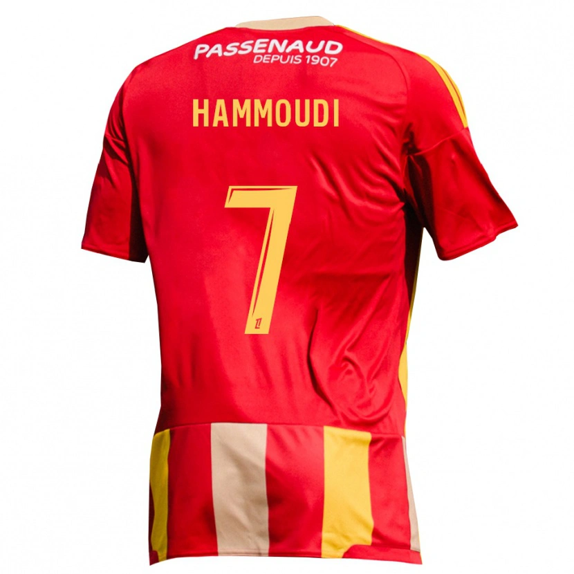 Danxen Kinder Izhak Hammoudi #7 Rot Gelb Grün Heimtrikot Trikot 2026/27 T-Shirt Schweiz