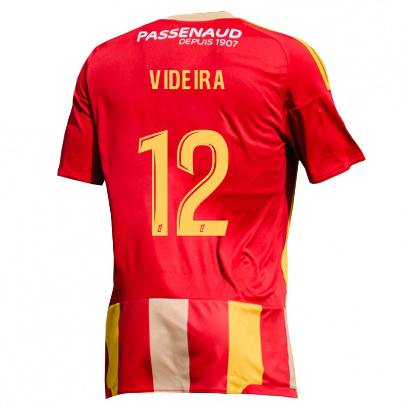 Danxen Kinder Lenny Videira #12 Rot Gelb Grün Heimtrikot Trikot 2026/27 T-Shirt Schweiz