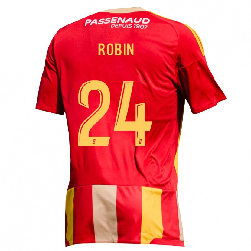 Danxen Kinder Milan Robin #24 Rot Gelb Grün Heimtrikot Trikot 2026/27 T-Shirt Schweiz