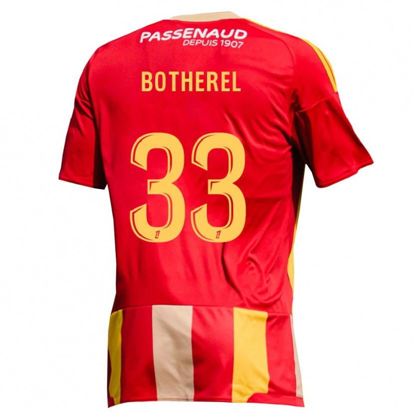 Danxen Kinder Lucas Botherel #33 Rot Gelb Grün Heimtrikot Trikot 2026/27 T-Shirt Schweiz