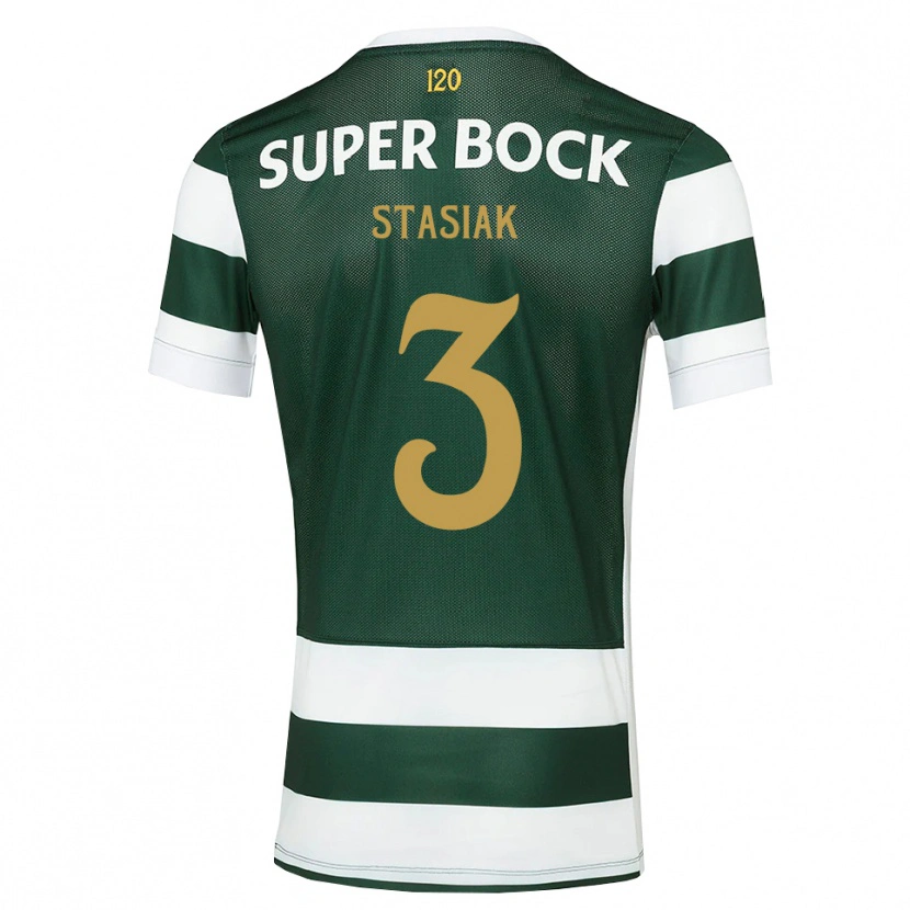 Danxen Kinder Jakub Stasiak #3 Dunkelschiefergrau Weiß Heimtrikot Trikot 2026/27 T-Shirt Schweiz