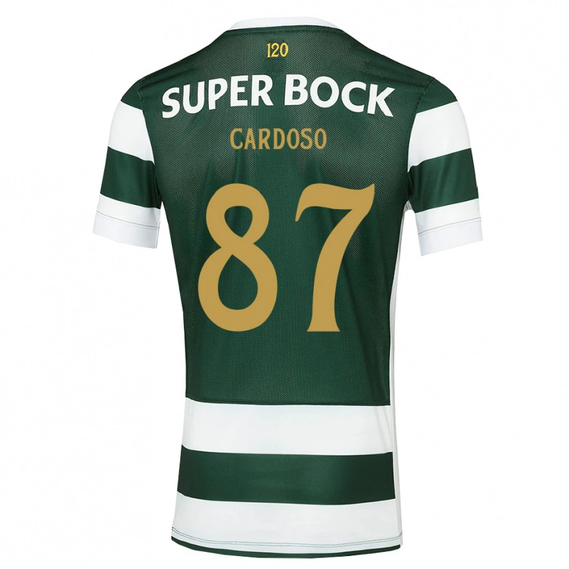 Danxen Kinder Paulo Cardoso #87 Dunkelschiefergrau Weiß Heimtrikot Trikot 2026/27 T-Shirt Schweiz