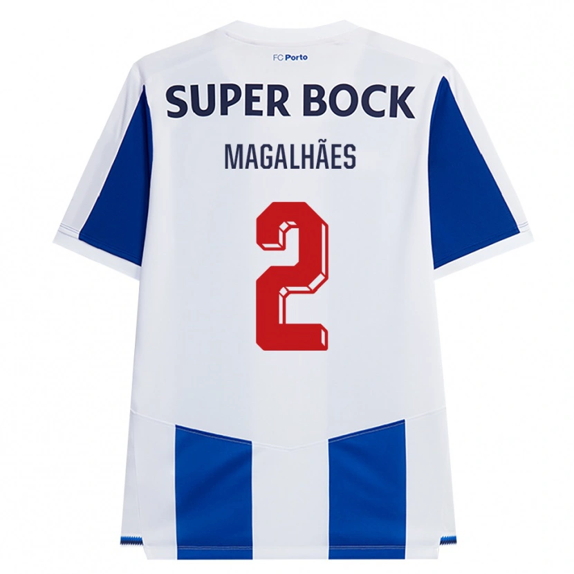 Danxen Kinder Rafael Magalhães #2 Blau Weiß Rot Heimtrikot Trikot 2026/27 T-Shirt Schweiz