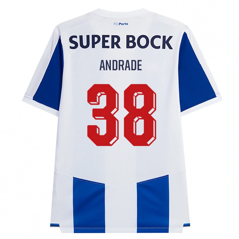 Danxen Kinder Fernando Andrade #38 Blau Weiß Rot Heimtrikot Trikot 2026/27 T-Shirt Schweiz