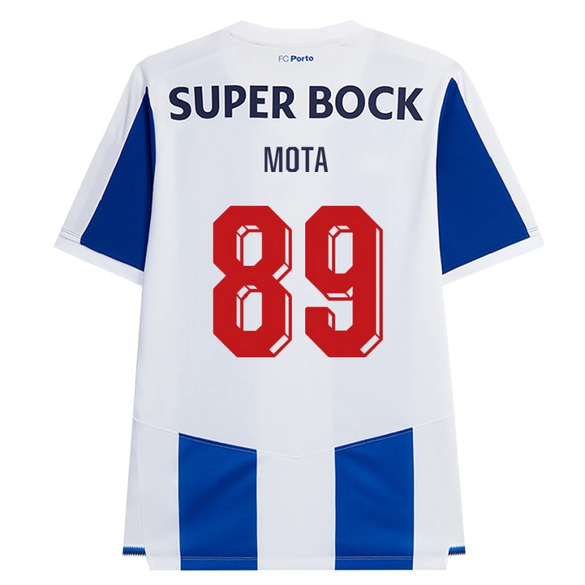 Danxen Kinder Luís Mota #89 Blau Weiß Rot Heimtrikot Trikot 2026/27 T-Shirt Schweiz