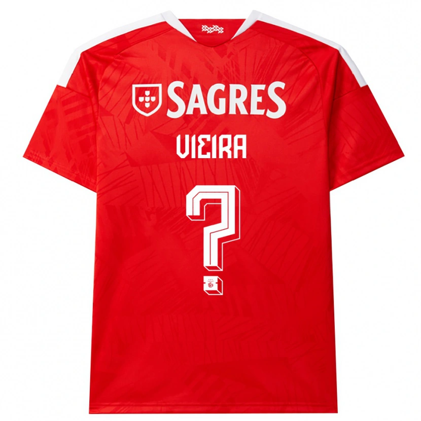 Danxen Kinder Miguel Vieira #0 Rot Weiß Gelb Heimtrikot Trikot 2026/27 T-Shirt Schweiz
