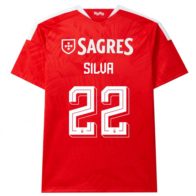 Danxen Kinder Amelia Silva #22 Rot Weiß Gelb Heimtrikot Trikot 2026/27 T-Shirt Schweiz