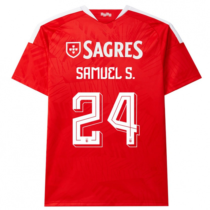 Danxen Kinder Samuel Soares #24 Rot Weiß Gelb Heimtrikot Trikot 2026/27 T-Shirt Schweiz