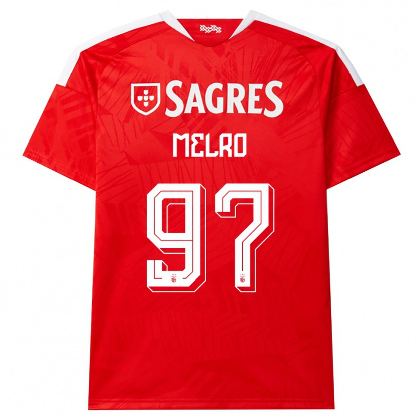 Danxen Kinder José Melro #97 Rot Weiß Gelb Heimtrikot Trikot 2026/27 T-Shirt Schweiz