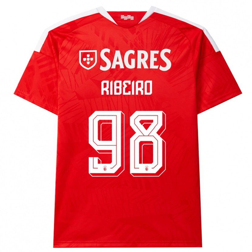 Danxen Kinder Ricardo Ribeiro #98 Rot Weiß Gelb Heimtrikot Trikot 2026/27 T-Shirt Schweiz