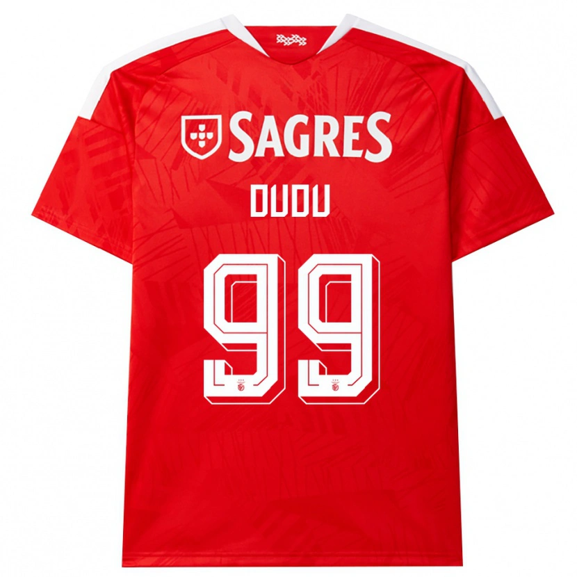 Danxen Kinder Dudu #99 Rot Weiß Gelb Heimtrikot Trikot 2026/27 T-Shirt Schweiz