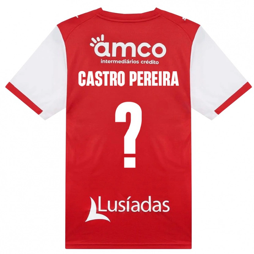 Danxen Kinder Rodrigo Castro Pereira #0 Weiß Rot Schwarz Heimtrikot Trikot 2026/27 T-Shirt Schweiz