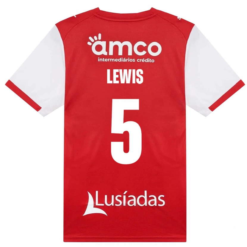 Danxen Kinder Leah Lewis #5 Weiß Rot Schwarz Heimtrikot Trikot 2026/27 T-Shirt Schweiz