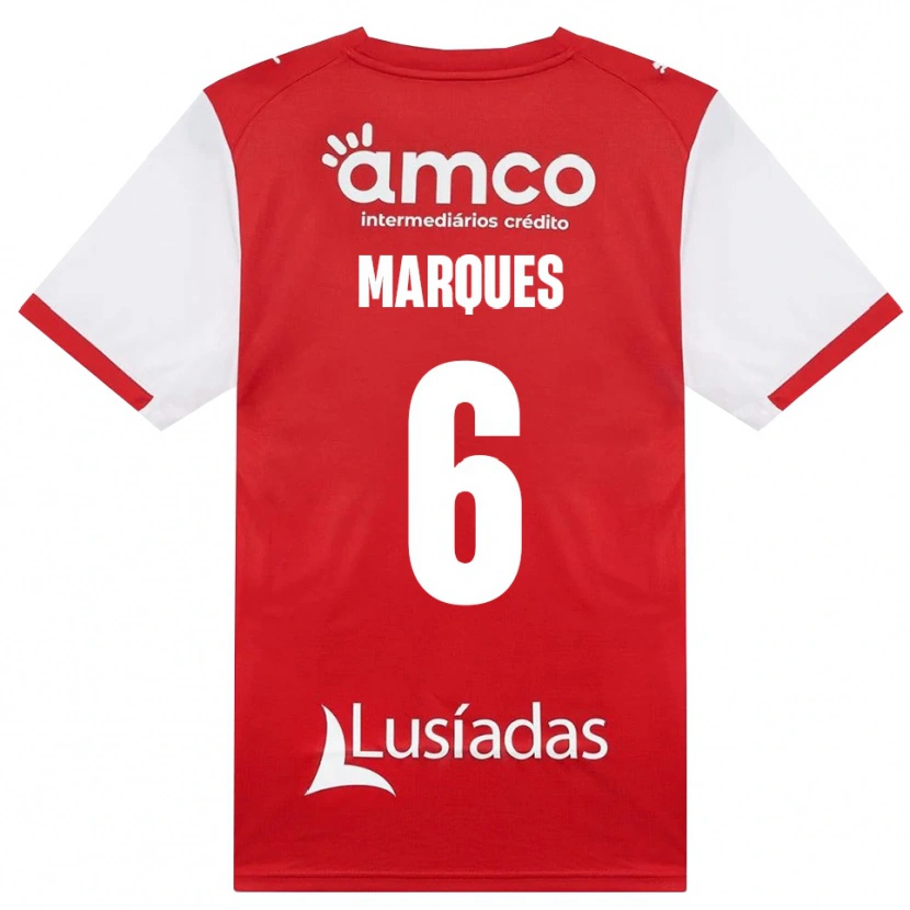 Danxen Kinder Rodrigo Marques #6 Weiß Rot Schwarz Heimtrikot Trikot 2026/27 T-Shirt Schweiz