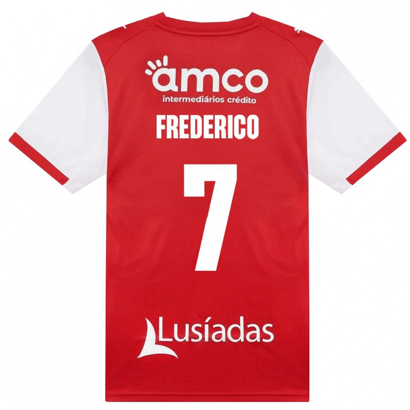 Danxen Kinder Frederico Silva #7 Weiß Rot Schwarz Heimtrikot Trikot 2026/27 T-Shirt Schweiz