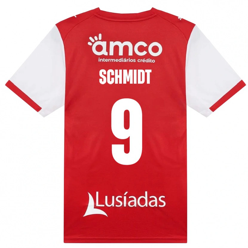 Danxen Kinder Malu Schmidt #9 Weiß Rot Schwarz Heimtrikot Trikot 2026/27 T-Shirt Schweiz