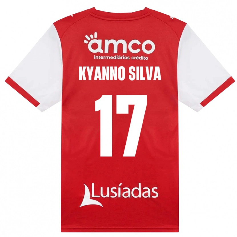 Danxen Kinder Kyanno Silva #17 Weiß Rot Schwarz Heimtrikot Trikot 2026/27 T-Shirt Schweiz