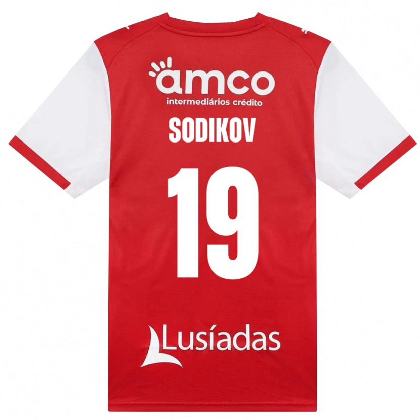 Danxen Kinder Sayfiddin Sodikov #19 Weiß Rot Schwarz Heimtrikot Trikot 2026/27 T-Shirt Schweiz