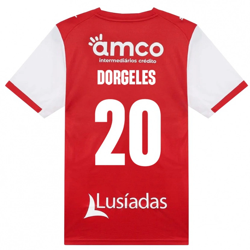 Danxen Kinder Mario Dorgeles #20 Weiß Rot Schwarz Heimtrikot Trikot 2026/27 T-Shirt Schweiz