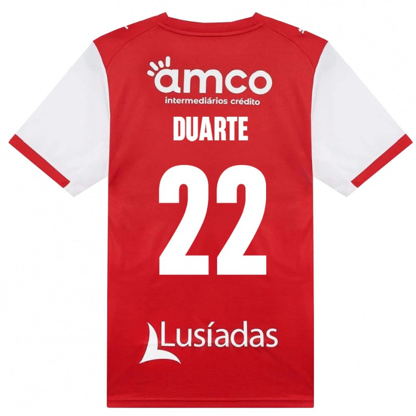 Danxen Kinder Vânia Duarte #22 Weiß Rot Schwarz Heimtrikot Trikot 2026/27 T-Shirt Schweiz