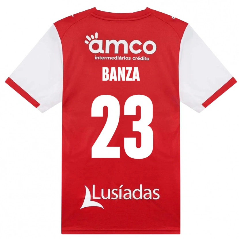 Danxen Kinder Simon Banza #23 Weiß Rot Schwarz Heimtrikot Trikot 2026/27 T-Shirt Schweiz