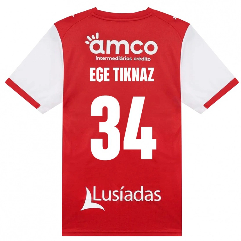 Danxen Kinder Demir Ege Tıknaz #34 Weiß Rot Schwarz Heimtrikot Trikot 2026/27 T-Shirt Schweiz