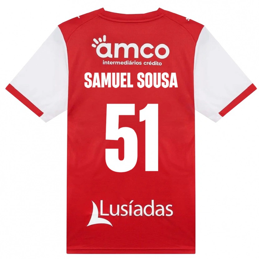 Danxen Kinder Samuel Sousa #51 Weiß Rot Schwarz Heimtrikot Trikot 2026/27 T-Shirt Schweiz