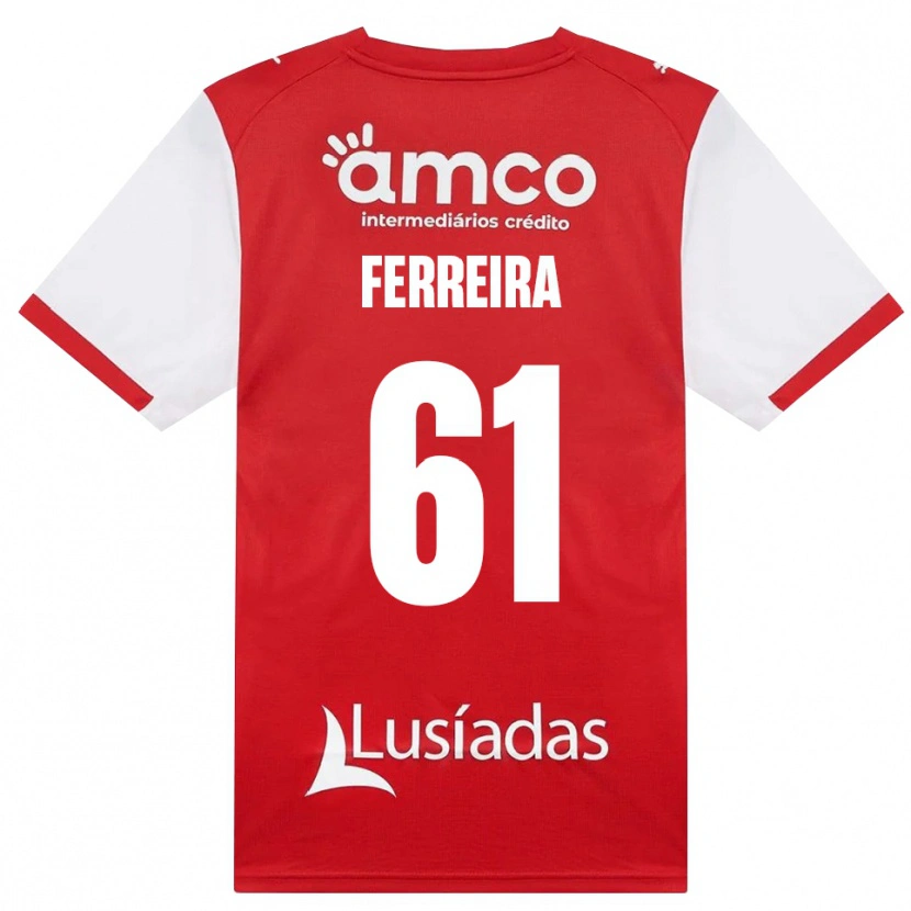Danxen Kinder Tiago Ferreira #61 Weiß Rot Schwarz Heimtrikot Trikot 2026/27 T-Shirt Schweiz