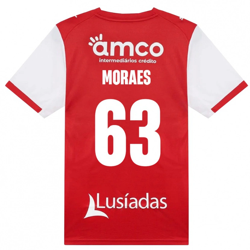 Danxen Kinder Guilherme Moraes #63 Weiß Rot Schwarz Heimtrikot Trikot 2026/27 T-Shirt Schweiz