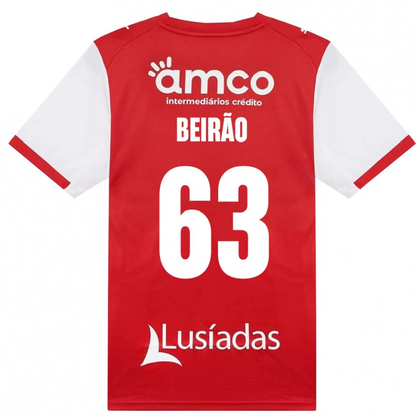 Danxen Kinder Rodrigo Beirão #63 Weiß Rot Schwarz Heimtrikot Trikot 2026/27 T-Shirt Schweiz