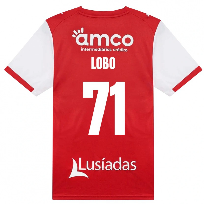 Danxen Kinder Diogo Lobo #71 Weiß Rot Schwarz Heimtrikot Trikot 2026/27 T-Shirt Schweiz