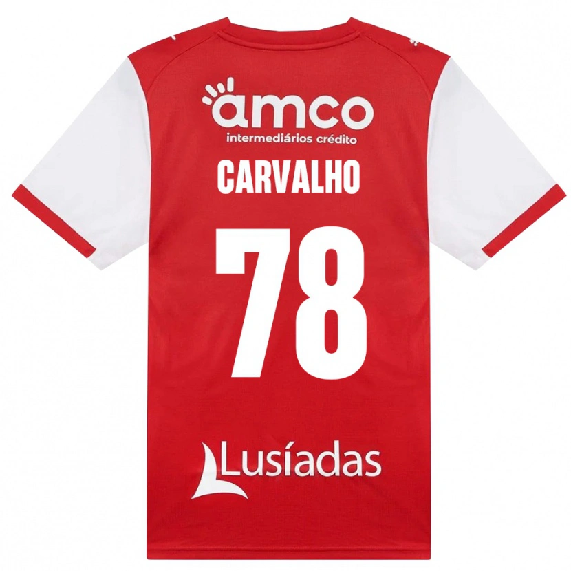 Danxen Kinder João Carvalho #78 Weiß Rot Schwarz Heimtrikot Trikot 2026/27 T-Shirt Schweiz
