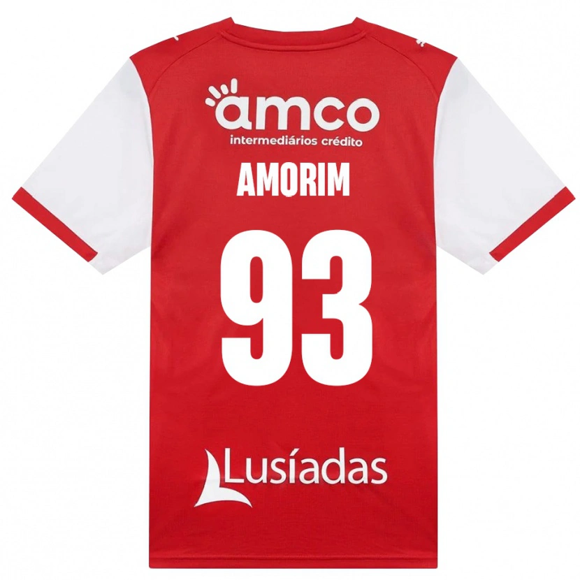 Danxen Kinder Renato Amorim #93 Weiß Rot Schwarz Heimtrikot Trikot 2026/27 T-Shirt Schweiz