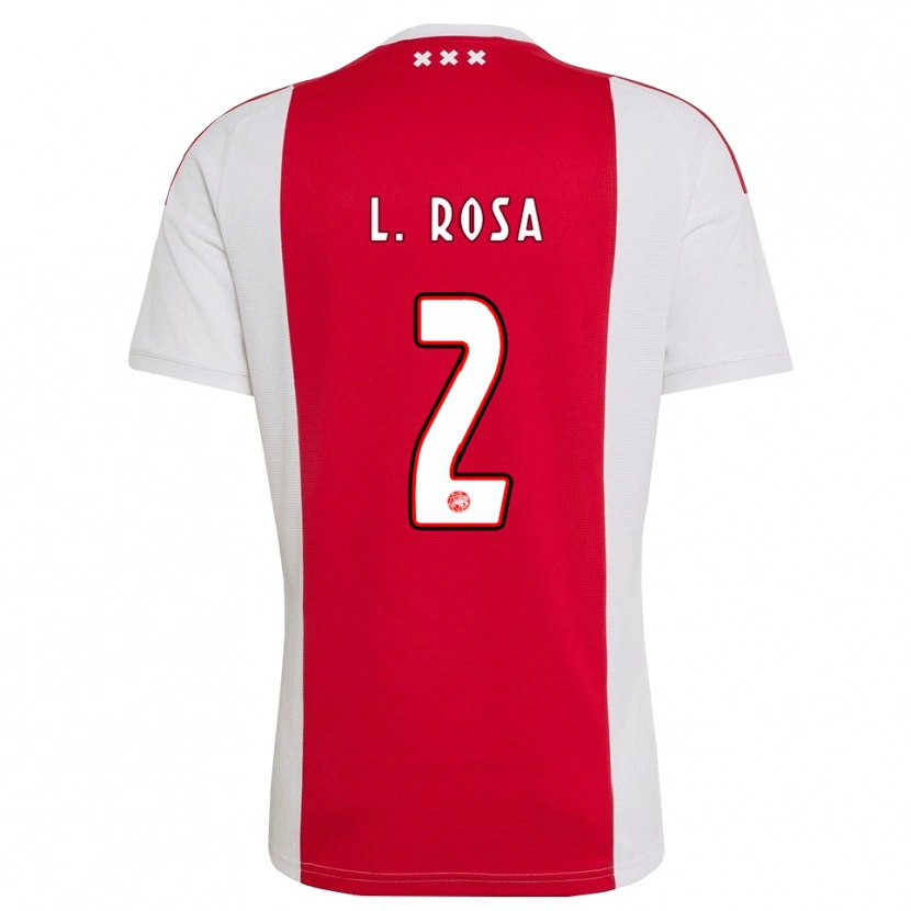Danxen Kinder Lucas Rosa #2 Rot Weiß Gelb Heimtrikot Trikot 2026/27 T-Shirt Schweiz
