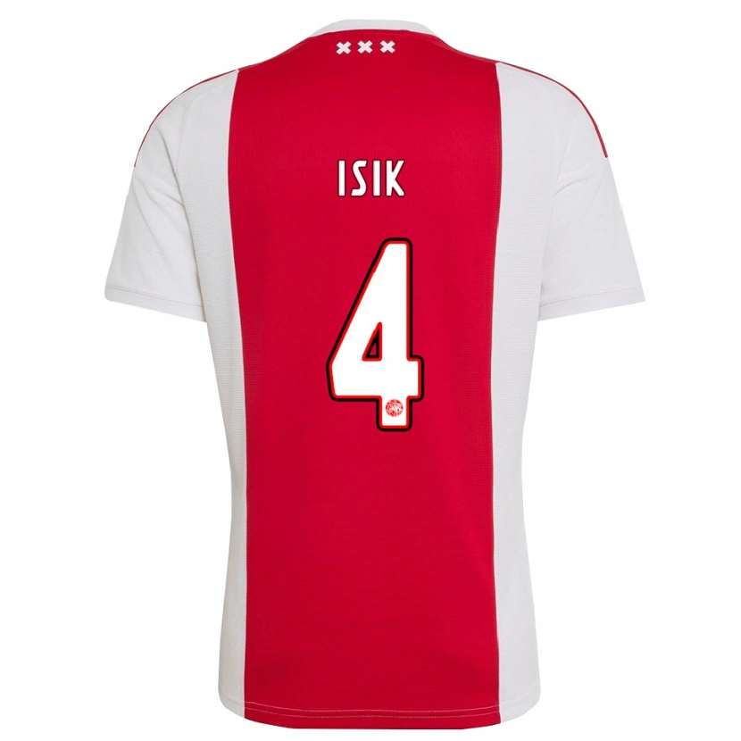 Danxen Kinder Enes Işık #4 Rot Weiß Gelb Heimtrikot Trikot 2026/27 T-Shirt Schweiz