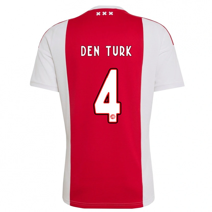 Danxen Kinder Deau Den Turk #4 Rot Weiß Gelb Heimtrikot Trikot 2026/27 T-Shirt Schweiz