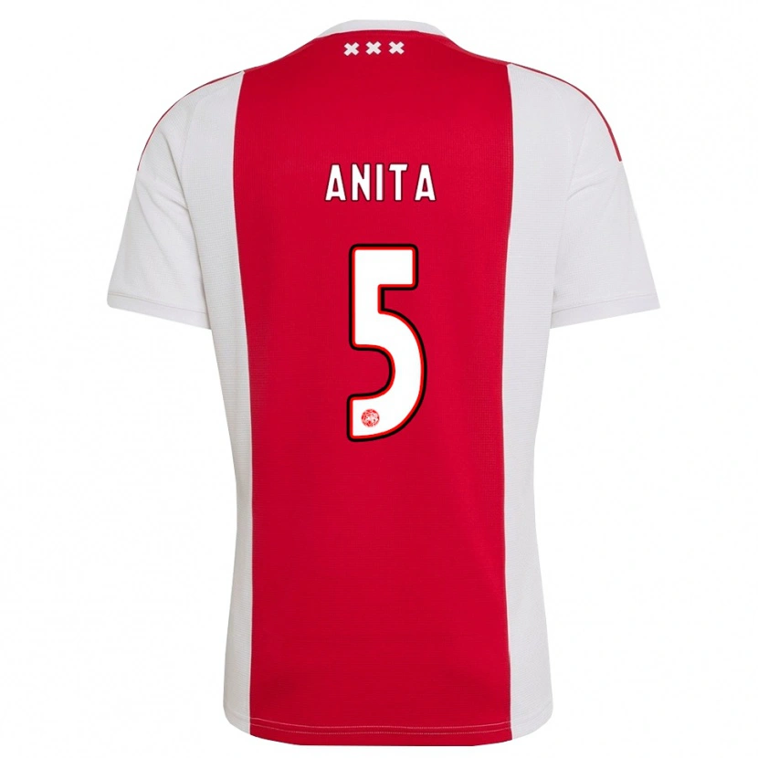 Danxen Kinder Vurnon Anita #5 Rot Weiß Gelb Heimtrikot Trikot 2026/27 T-Shirt Schweiz
