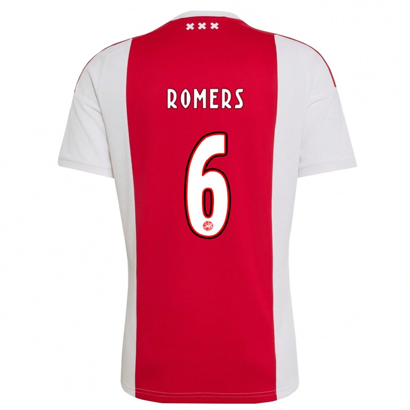 Danxen Kinder Thijmen Romers #6 Rot Weiß Gelb Heimtrikot Trikot 2026/27 T-Shirt Schweiz
