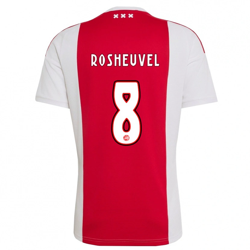 Danxen Kinder Darren Rosheuvel #8 Rot Weiß Gelb Heimtrikot Trikot 2026/27 T-Shirt Schweiz