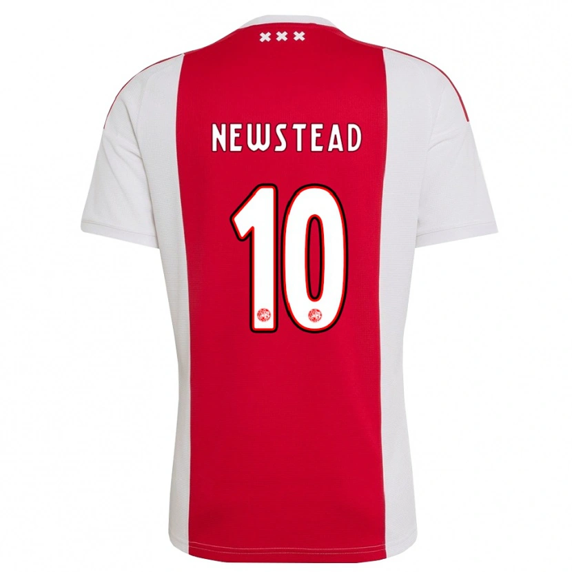 Danxen Kinder Xander Newstead #10 Rot Weiß Gelb Heimtrikot Trikot 2026/27 T-Shirt Schweiz