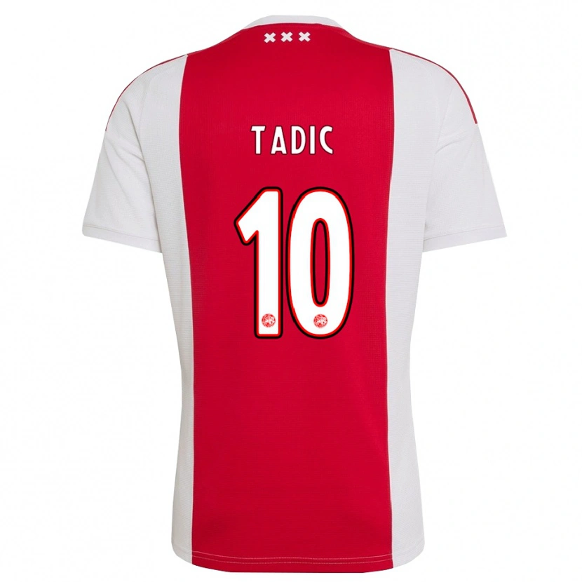 Danxen Kinder Dusan Tadic #10 Rot Weiß Gelb Heimtrikot Trikot 2026/27 T-Shirt Schweiz