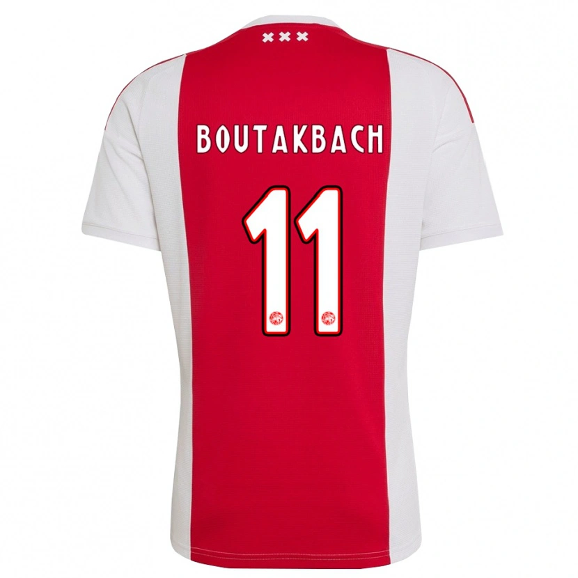 Danxen Kinder Massin Boutakbach #11 Rot Weiß Gelb Heimtrikot Trikot 2026/27 T-Shirt Schweiz